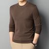 G·TENNA Men's D-HAC3658 100% Wool Crew Neck Pullover Sweater