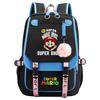 Super Printed Usb Teen Student School Bag Men'S And Women'S Casual Webbing Flip Backpack
