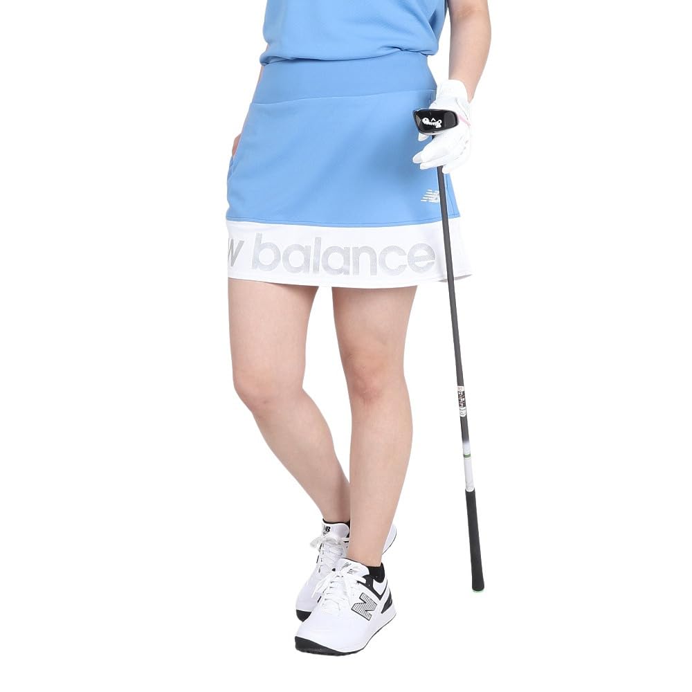 

Golf Sweat Absorbent Quick Drying Skirt Stretch 1 [New Balance] Women s (With Inner) / 012-4134508 112_Blue [M]