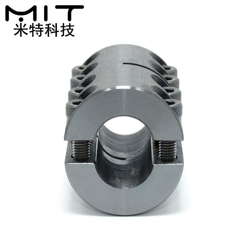 MIT Steel Couplings,Separate Type Bolt Fixed Coupler,High Torque Connector,Extended Clutch, Servo Clamp Shaft Joint Dia6/8/10/12