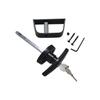 Shed Door Latch T-Handle Lock Kit with 2 Keys 5-1/2"" Door Lock for Playhouses Chicken Coops Camper