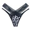 Women Sexy Low Waist Hollow Thong Postpartum Mesh Ultra Thin Underwear Seamless V-Shape G-String Panties