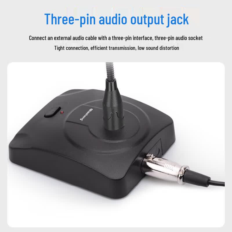 QIASHENG Wired Gooseneck Desktop Microphone