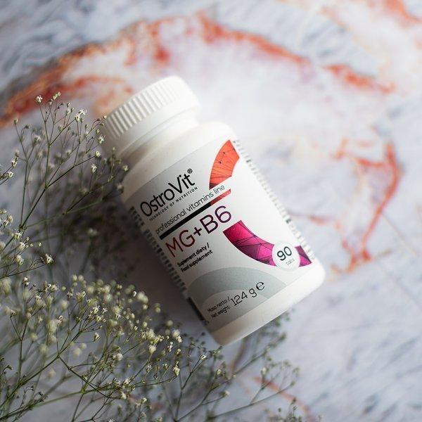 OstroVit Mg + B6, 90 Tabs