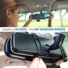 1080P Full HD Car Camera Rearview Mirror Dash DVR Cam Backup Camera Night Vision Front and Rear Dual Lens Video Recorder Reversing Car  Video Recorder