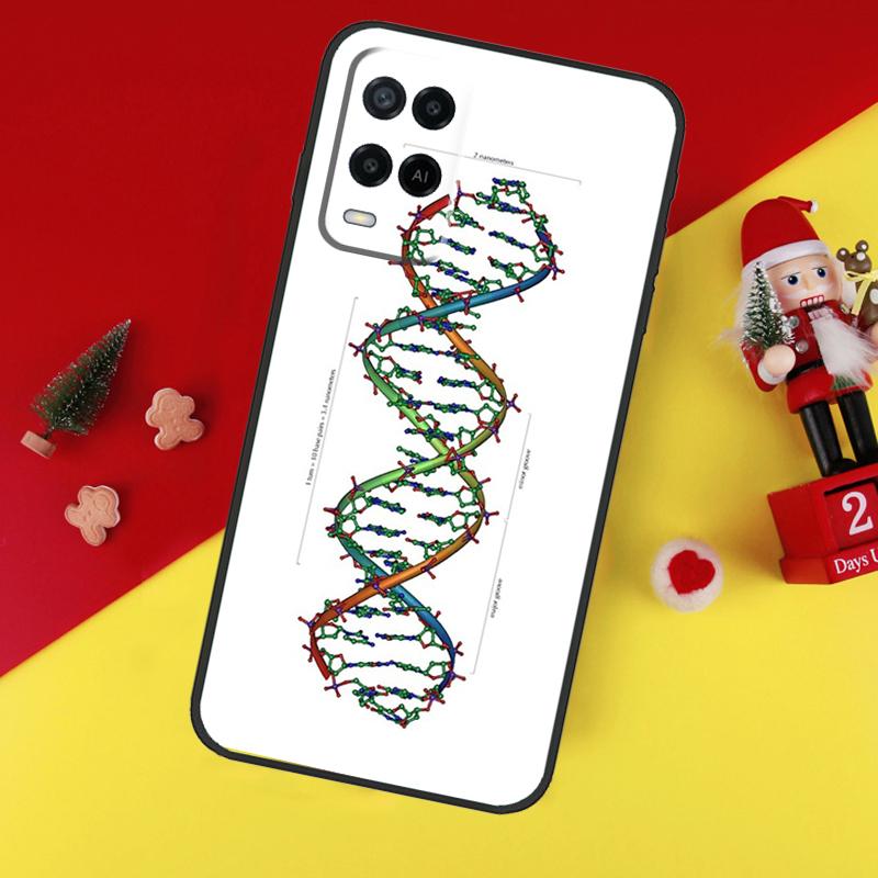 

Retro DNA Science Illustration For OPPO A38 A58 A78 A98 A54 A74 A94 A16 A76 A96 A5 A9 A52 A72 A79 A53S A15 A17 A57 Case OPPO A17