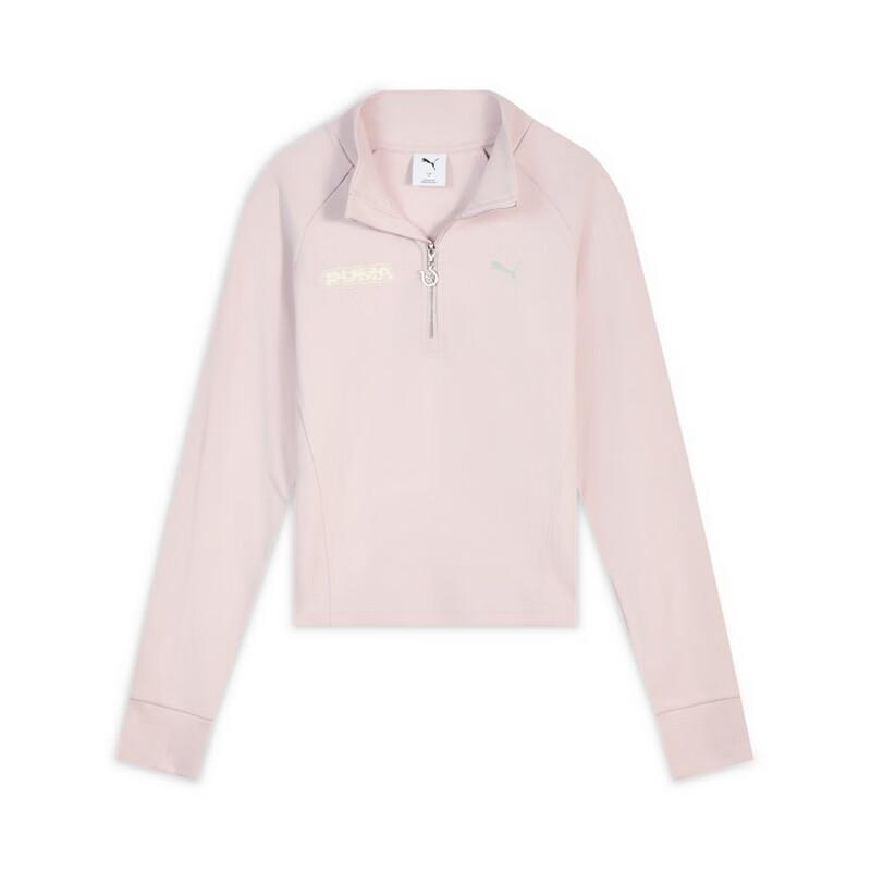 PUMA Women s CNY Half-Zip Knit Pullover Sweatshirt L
