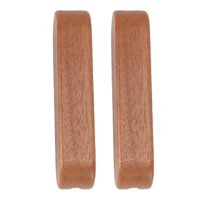 2PCS Wooden Pot Handle Heat Insulation Replacement Handle for Outdoor Camping Grill Pan Cookware