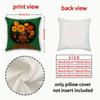 African American Woman Floral Pillow Covers, Afro Hair Flower Art Decorative Throw Pillow Cases, Black Girl Magic Cushion Covers