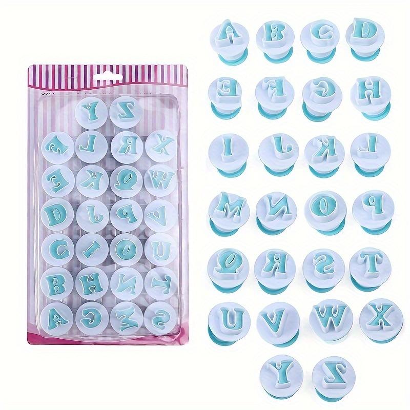 10/26/36/62Pcs Alphabet Number Cookie Cutters Set Baking Pastry Molds for Cake Decorating, Cupcake Making and Fondant Cutting