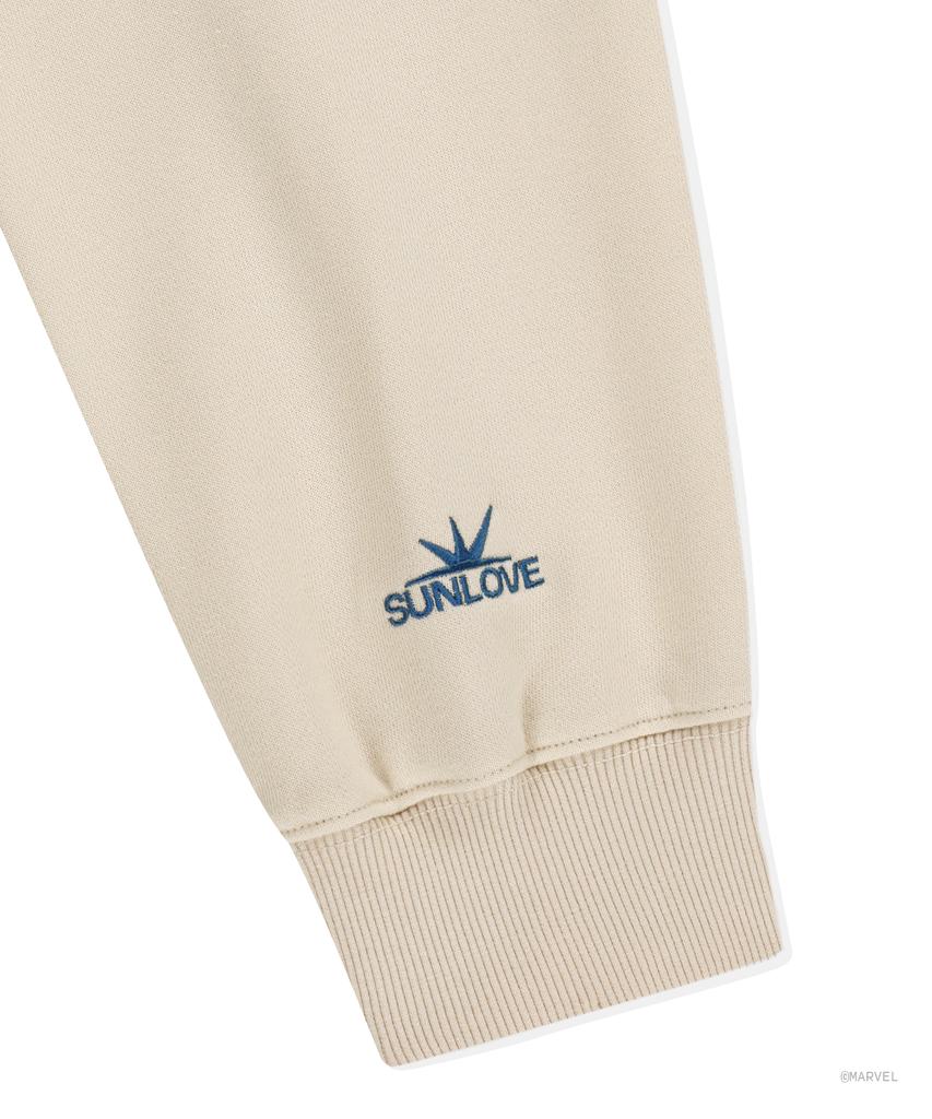 Sunlovetour [The Fantastic Four] Zip Up Hoodie Oatmeal