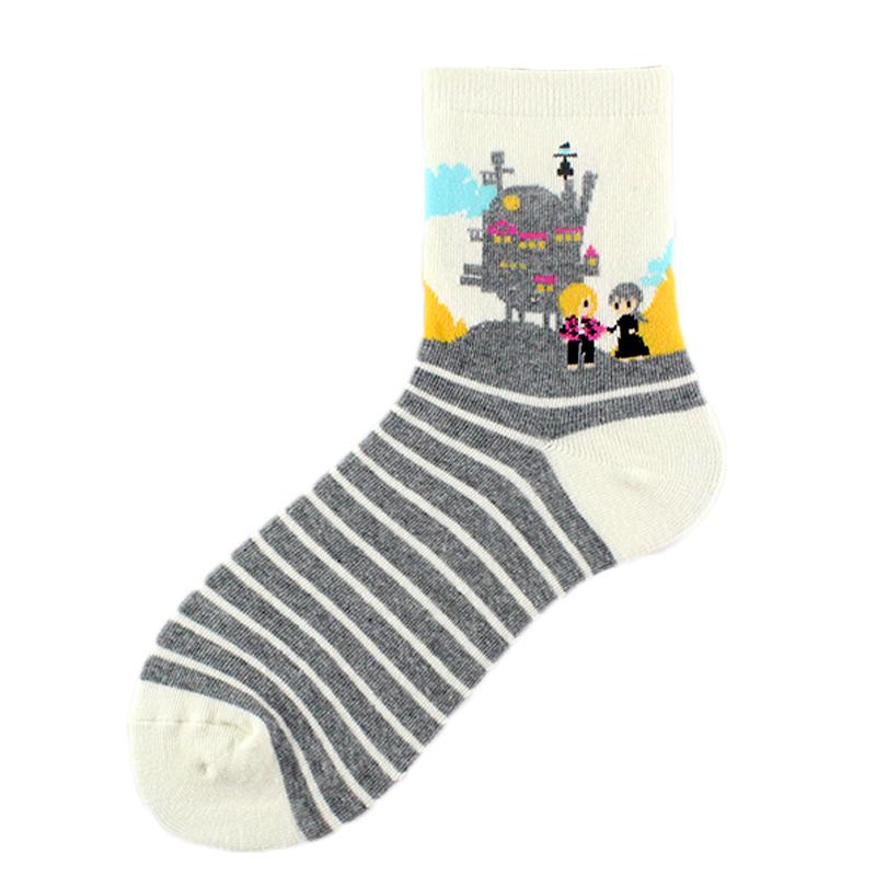 Korean Style Cute Funny Socks Women Totoro Avocado Pizza Beer Sushi Planet Happy Kawaii Socks Novelty Harajuku High Quality Sox