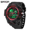 Sanda Youth Fashion Luminous Waterproof Shockproof Alarm Men's Watch
