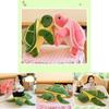 Adorable Green Turtle Plush Pillow Ultra-soft Pp Cotton Stuffed Animal Toy For Kids