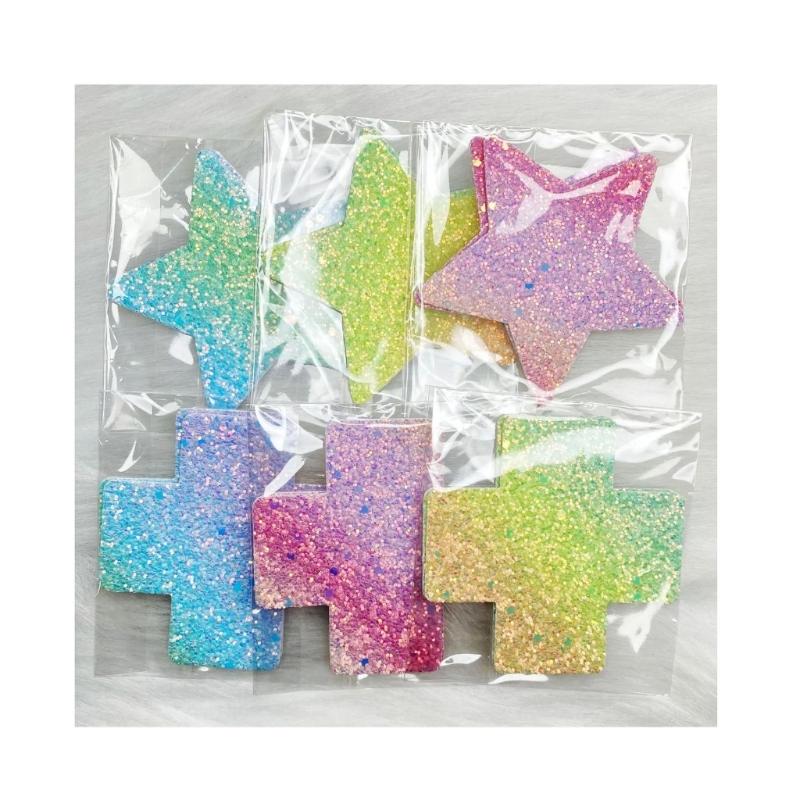 Fluorescence Breast Stickers,Pasties Nipple Stickers Disposable Sticky Breast Petal,Nipple Cover for Women Girls