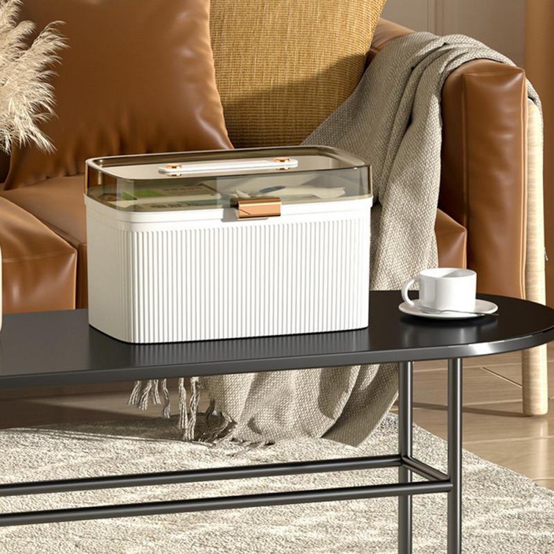 Large Capacity Box Safety Lock Category Storage High Capacity Multi-layer Household Products Home Box Plastic