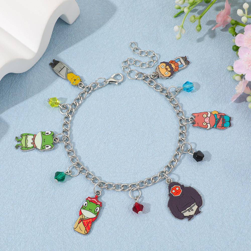 Bracelet Charm en Alliage de Zinc Pour Hommes et Femmes Avec un Design Mignon de Personnage de Dessin Animé Parfait Pour Offrir