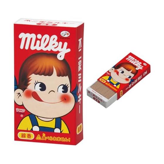Kameyama Milky scented mini incense sticks, approximately 50g, approximately 200 pieces, collaboration incense sticks