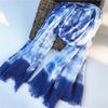 Modal Schal Batik Blaufärbe-Serie Temperament Schal Sommerausflug Sonnenschutz Sonnencreme Strandtuch