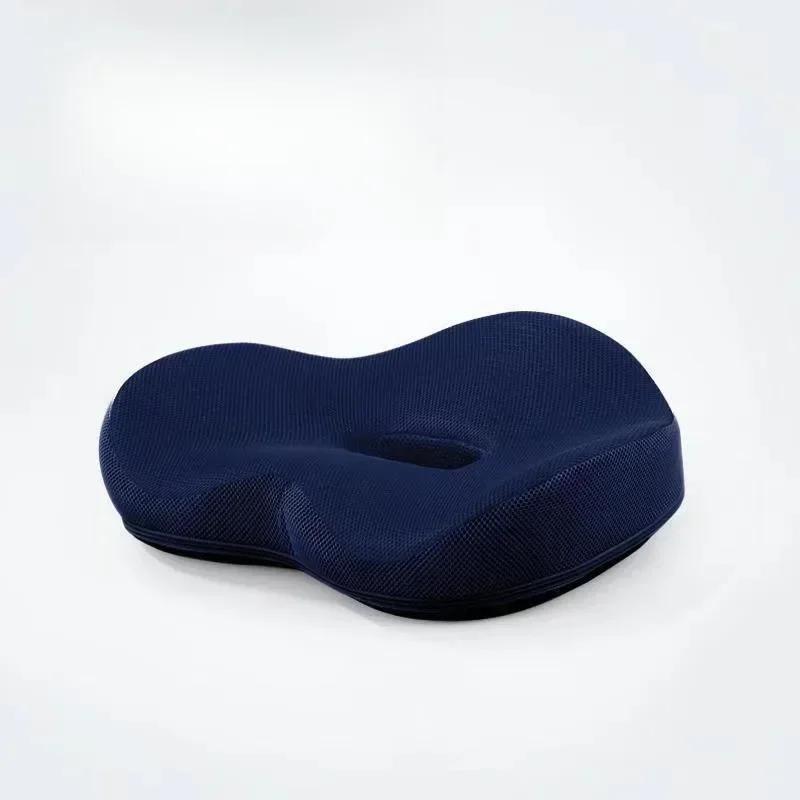 Memory Foam Seat Cushion Office Chair Pad with Removable Breathable Coccyx Support for Long Sitting & Desk Chair Seat Cushion