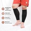Plus Size Solid Color Compression Leg Sleeves for Outdoor Fitness