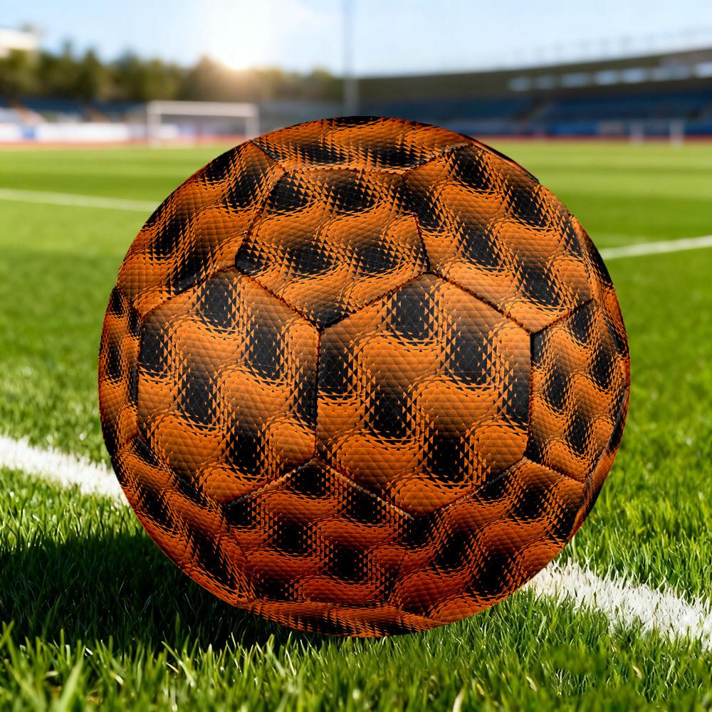 1pc Orange Size 5 Soccer Ball Professional Match Training Football Indoor &Outdoor Sports Ball Lightweight Durable c65201 Size 5
