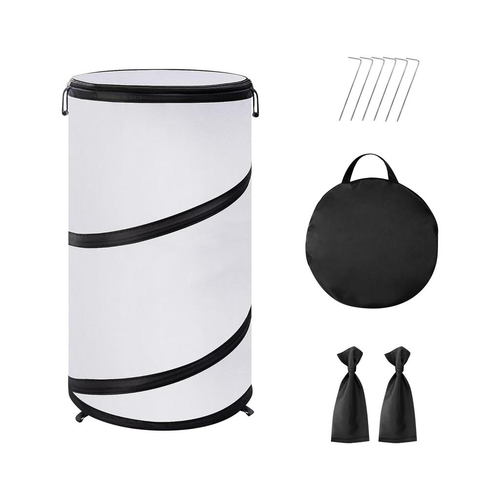 Up Winter Frost Plant Cover, 20 X 12 Inch Round Garden Plants Tent, Foldable Warm Plant Protector Enclosure For Snow Frost Indoor & Outdoor