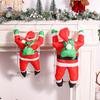 Christmas Pendant Decoration Ladder Santa Claus Climbing Rope Doll Single Multi-person Ladder Toy Gift