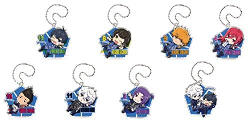 

Takara Tomy Arts Okashite! Defo Blue Rock Acrylic Keychain Box Product, 8 Types, Approx. 60mm, Made of Acrylic