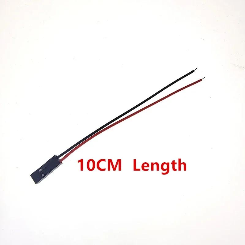 10pcs/lot 2PIN 2 Pin Female Jumper Connector Wire 26AWG 2P Dupont Cable For 3D Printer 10CM/20CM/30CM Length