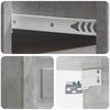 Wall Mounted Nightstand Concrete Grey 34.5 x 33 x 20 cm