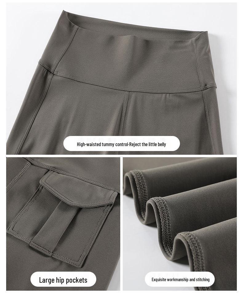 Women's 2024 High-End Yoga & Sports Set: Long Sleeve Top with Flare Pants for Running, Dance, Pilates, and Fitness