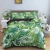 Tropical Plant Leaves Luxury Cozy Comfortable Duvet Quilt Cover Pillowcase Bedding Set Children Bedroom Decoration Home Textile
