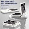 For Samsung Galaxy Z Flip7 5G Case Hard PC Phone Cover with Tempered Glass Rear Screen Protector