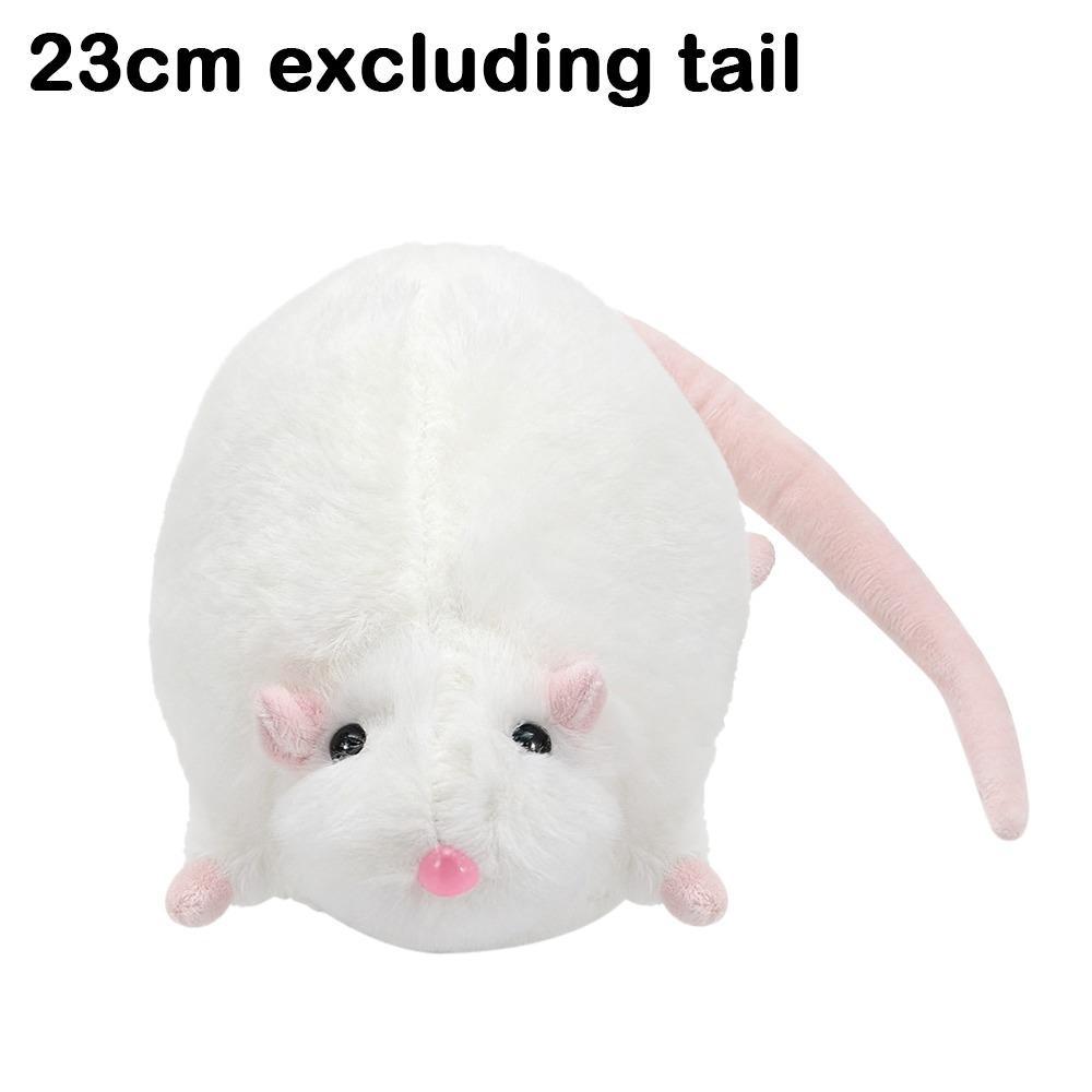 Plush Mouse Doll Cartoon Animal Figure Cute Flower Branch Rat Doll  Kids Gift Birthday