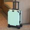 16-inch Pink AirAsia Aluminum Frame Carry-On Suitcase for Men and Women - Approved for Spring Airlines