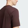 Adidas Originals Trefoil Essentials Pullover Comfortable Logo Print Short Sleeve T-Shirt Men Tops Shadow-Brown IZ2100