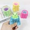 Squeezing Tree Stump Squirrel Cup Pinching Anti Pressure Children's Toy Stress Relieving Tree Stump Suitable for Children