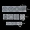 DIY 12PCS Reusable Mylar Mandala Dotting Painting Stencils Templates Craft Tools