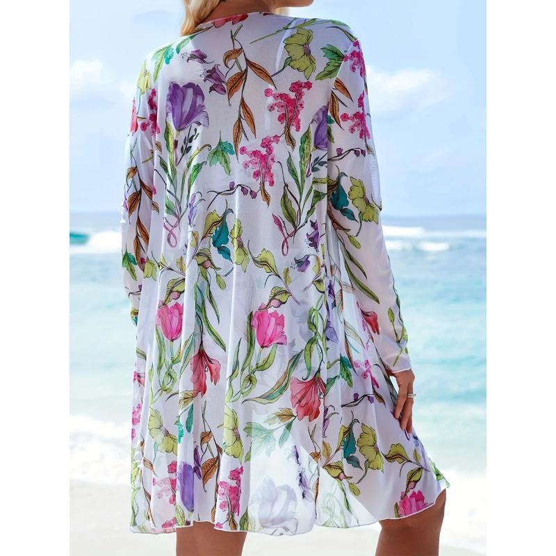 3 Pieces Tie Dye Bikinis Swimsuit 2026 New Women Drawstring Front Swimwear Female High Waist Shorts Bathers Swim Suit Beachwear