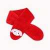 2025 Korean-Style Parent-Child Plush Scarf for Kids - Faux Rabbit and Mink Fur, Warm for Autumn/Winter Boys & Girls