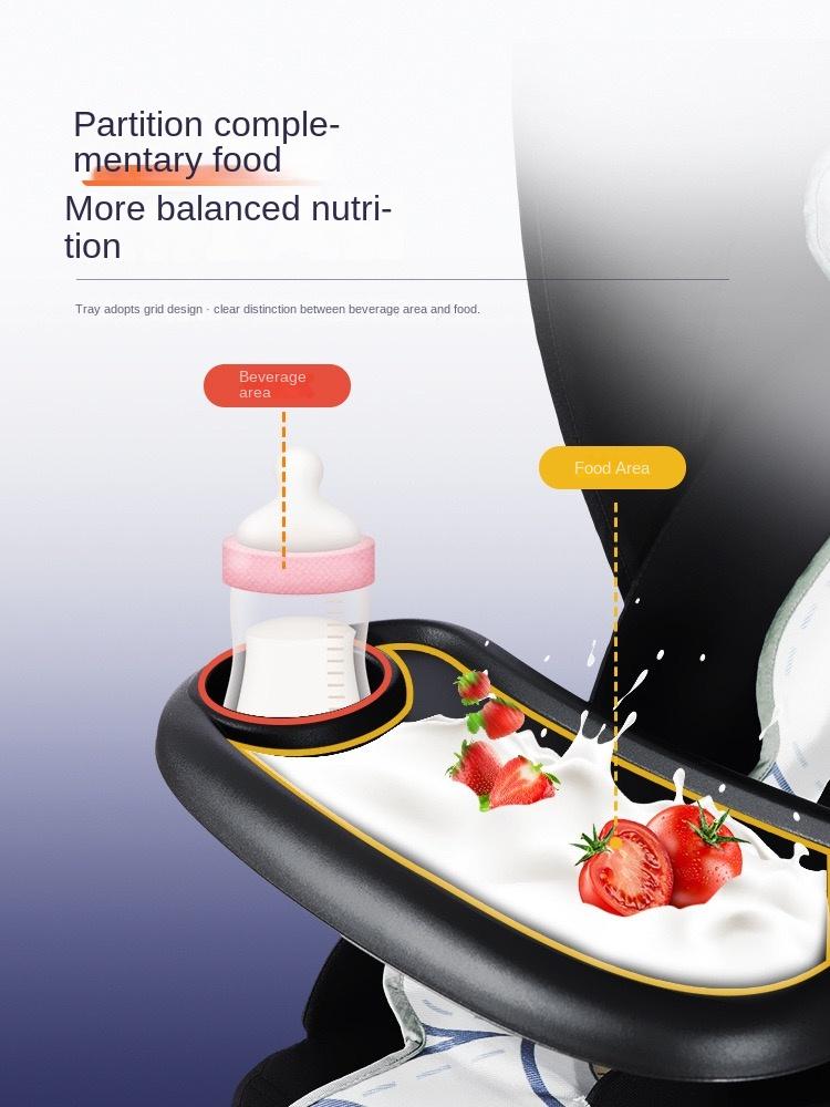 Baby Stroller Dinner Table Tray Pram Carriage Accessories Plate Handrest Dish Supplies For Toddler Infant Milk Bottle Cup Holder