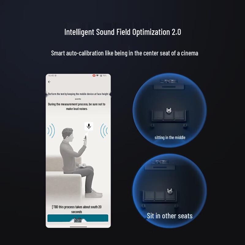 Sony HT-A8000 Soundbar with RS8 Wireless Rear Speakers CN Plug (adapter Included)