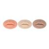 3 Pcs 3D Silicone Lips Elastic Semi Permanent Soft Real Skin Touch Feeling Fake Lips Tattoo Practice Lips