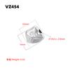 Unique Round and Heart-Shaped 3D Spacer Beads, Gold-Plated Brass Metal Beads DIY Crafting Supplies for Necklaces Bracelets:VZ446