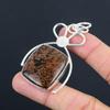 Friendship Day Deal 925 Sterling Silver Natural Mahogany Obsidian Mother Pendant