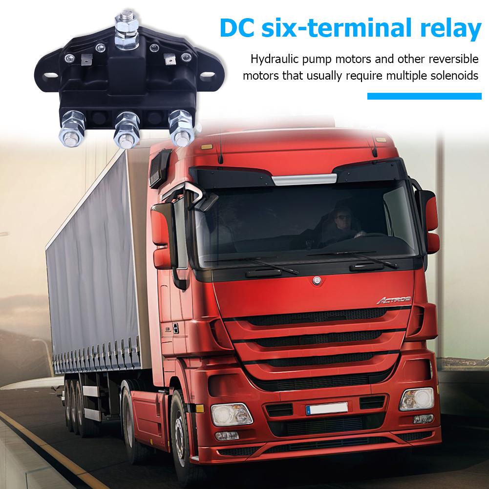 

12V Solenoid Valve 6 Post Auto Car Relay Winch Motor Reversing Solenoid Switch Necessary Automobile Universal Gadgets China Mainland