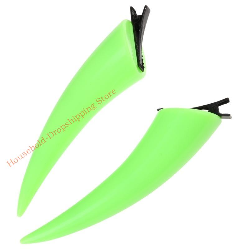 85AD Unique Halloweens Hairpin 3D Devil Horn Ear Hair Clip Comfortable Headwears