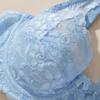 Thin Bras for Big Breasts Sexy French Underwear for Women Thin Gathered Lace Transparent Large Size Breast-collecting Bras Underwire Bra