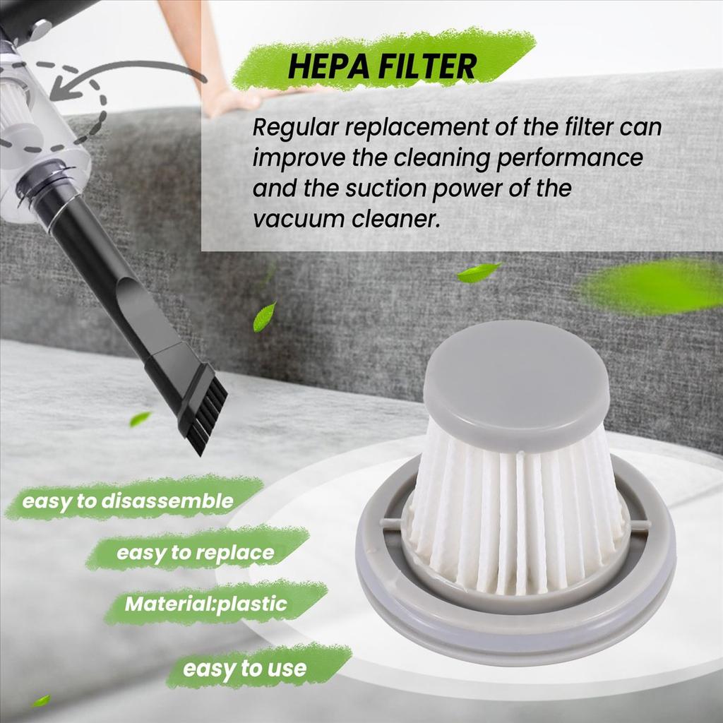 A78U 6PCS HEPA Filter for Handy Vacuum Cleaner Home Car Mini Wireless Washable Filter Spare Parts Accessories
